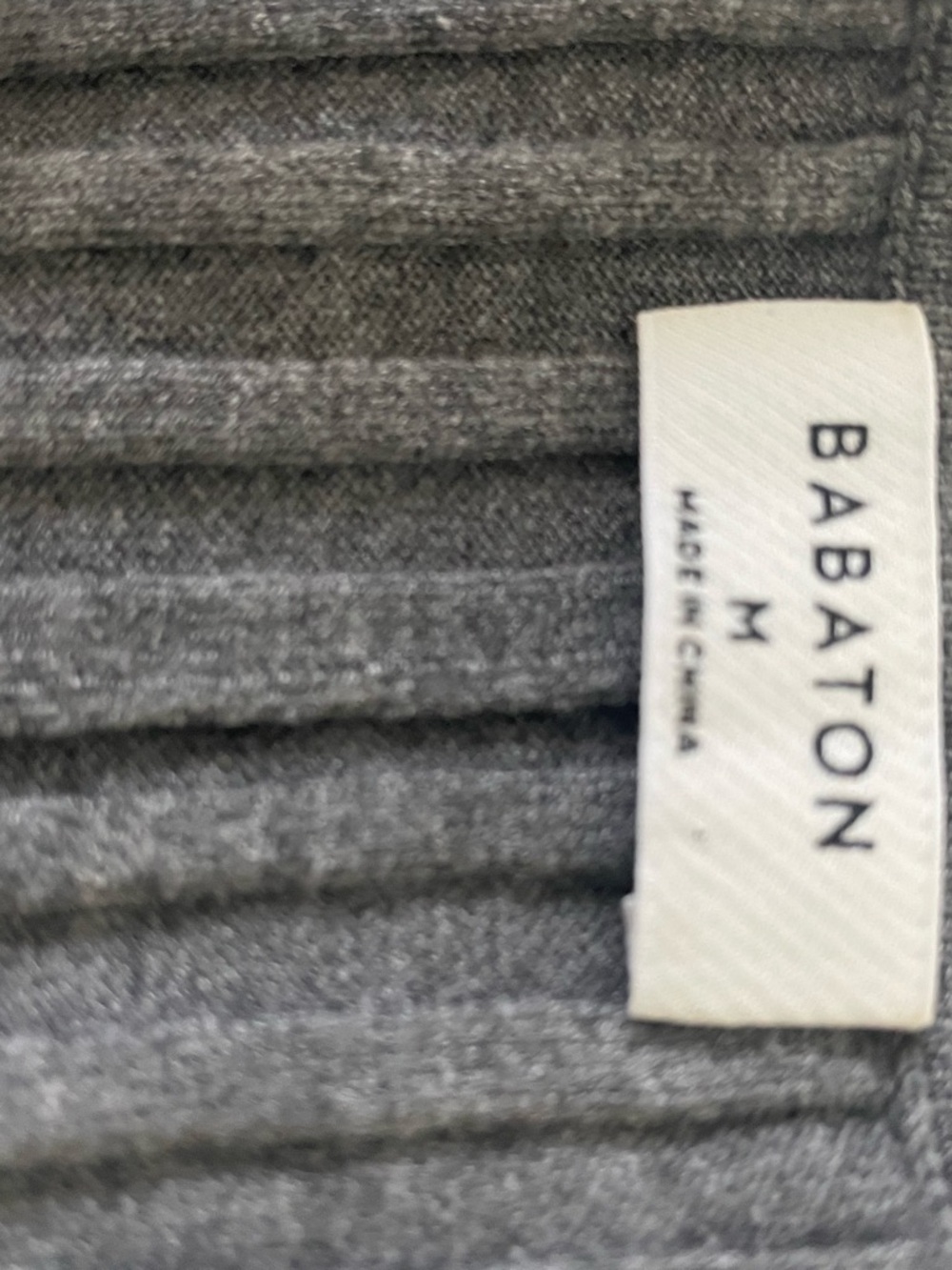 Babaton Ribbed Maxi Dress in Gray - Picture 3 of 4